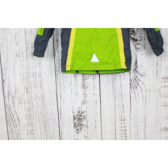 LL Bean Boys Green 3in1 Jacket Water Resistant Coat Green Shell Only Size S 4 - Picture 9 of 10